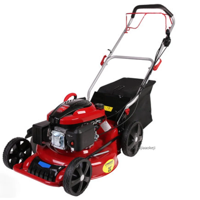 Self-Propelled/Hand Push-Type Four-Stroke Gasoline Mower Gasoline Engine 8-Gear Height Adjust Weeder Mdslx-196ea Lawn Mower 1pc