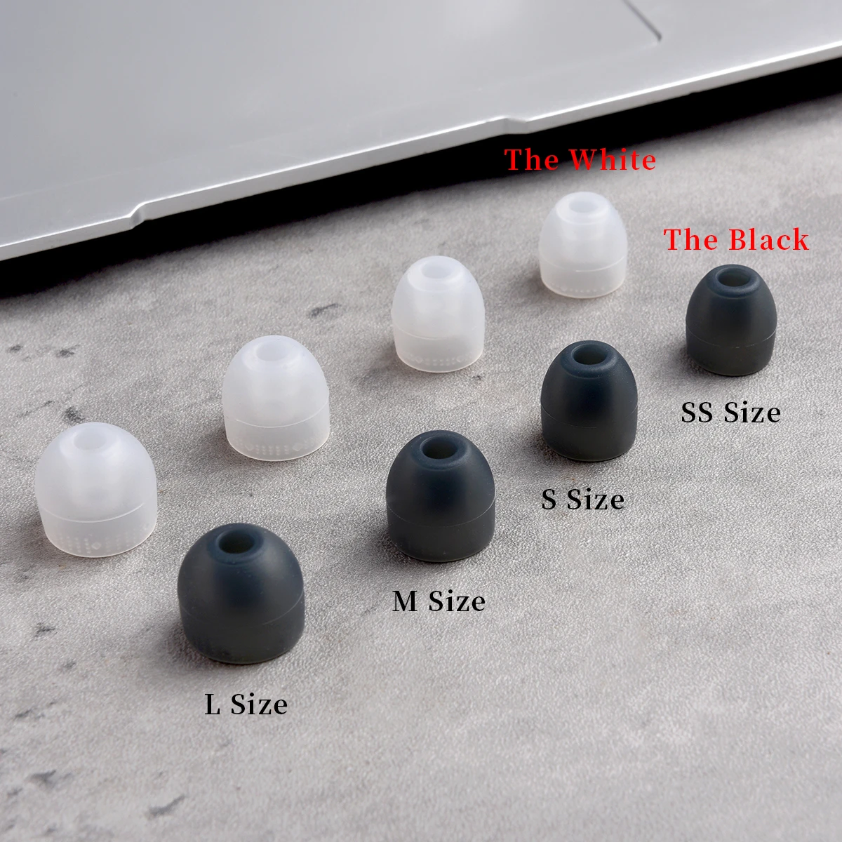 8Pcs Silicone Ear Tips for Sony WF-1000XM3 H800 Eartips WI-1000XM2 SP510 C600N MDR-EX255AP Headphones Tips 4.0-5.5mm Extended