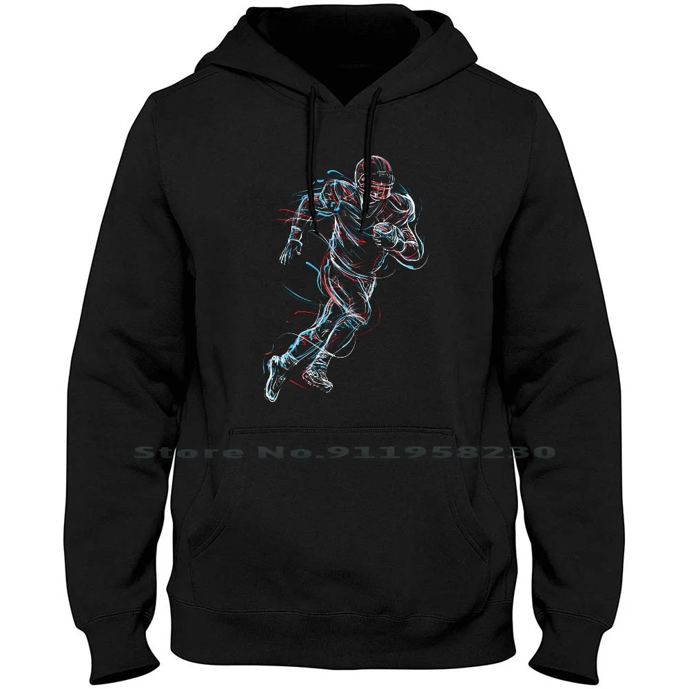 Football 1 Men Women Hoodie Pullover Sweater 6XL Big Size Cotton Football Baller Foot Ball Ba