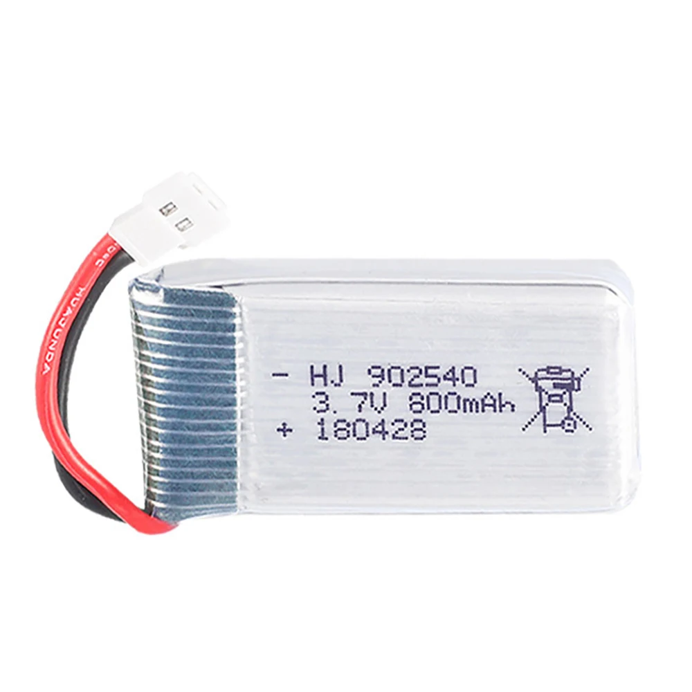 Batería Lipo de 3,7 V, 800mAh, 902540, 30C, para SYMA X5C, X5SC, X5SW, X5HW, X5UW, CX-30 TianKe M68 RC Drone Quadcopter, piezas de repuesto