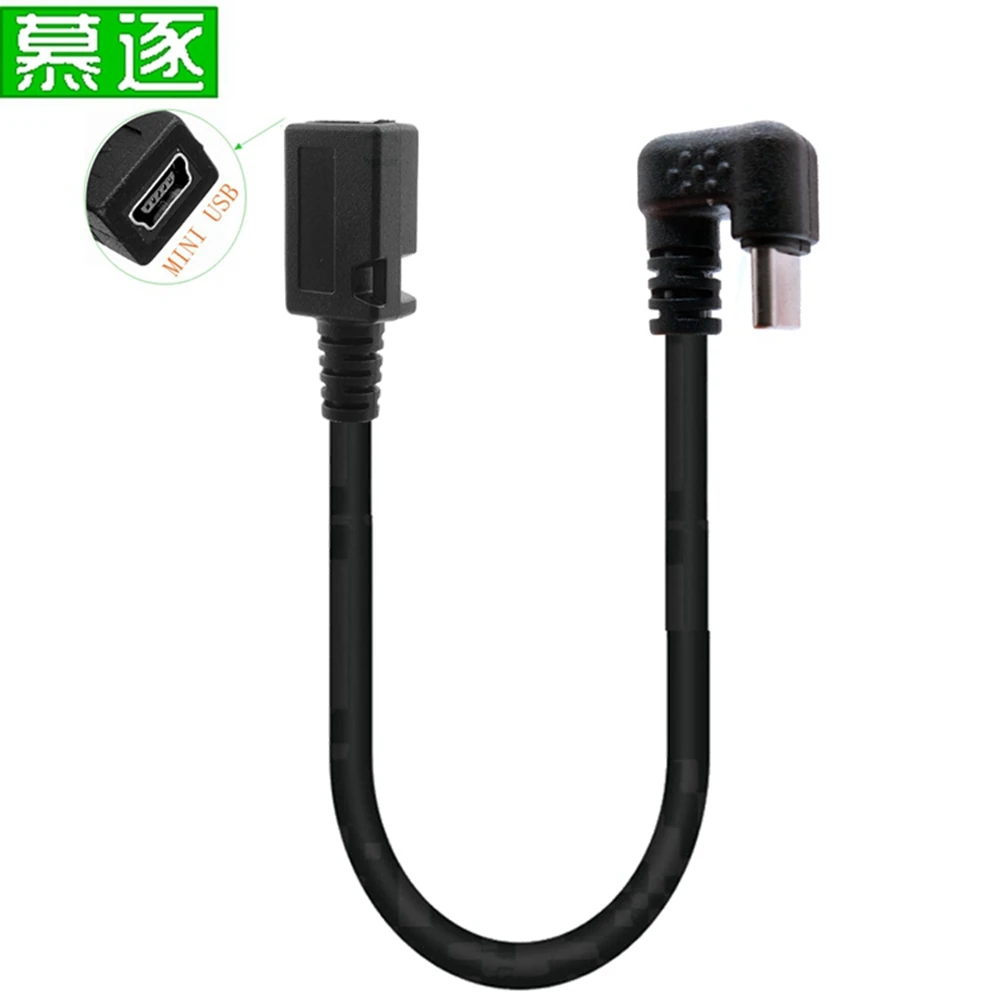 180 درجة يصل الزاوية اليمنى USB 3.1 نوع C ذكر إلى أنثى مايكرو صغير نوع-B USB otg USB-C شحن محول البيانات كابل محول