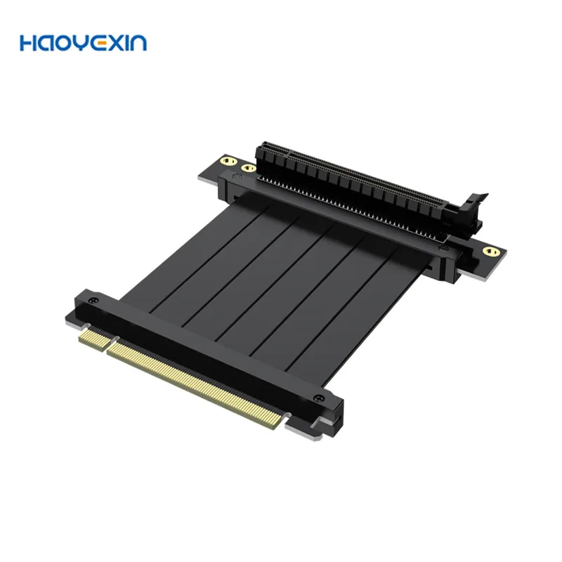 

HYX Full Speed PCI Express 3.0 High Speed 16X Flexible Cable Extension Port Adapter Riser Card PC Graphics Card Connector Cable