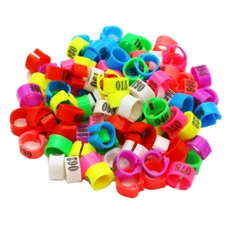 50 pcs Number (01-50) Inner Diameter 10mm Pigeon Leg Poultry Dove Bird Parrot Clip Rings Band Foot Ring Pigeon Supplies