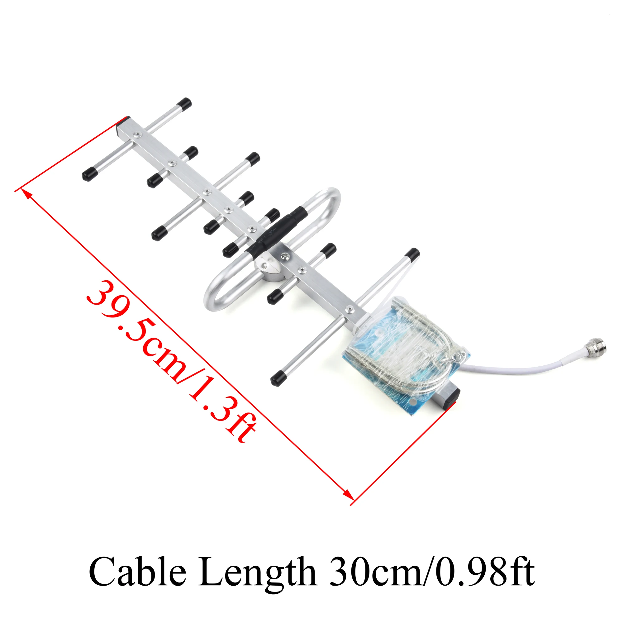 2G/3G/4G LTE 10dBi Antenna 698-2700MHz Outdoor Yagi Antenna N Female Fit For Signal Booster Amplifier Repeater