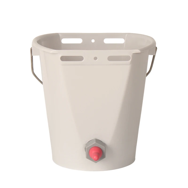 Lamb Milk Feeding Bucket, Goat Feeding Milk with Replaceable Switch Valve