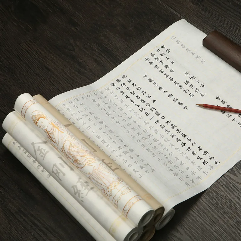 Sutra Copybook Multiple Type Rice Paper Brush Calligraphi Copybook Chinese Character Buddhist Scriptures Calligraphy Book