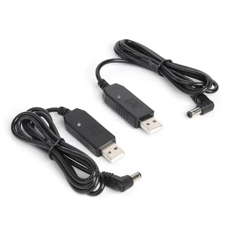 

2 шт., 1 м USB-кабели для зарядки от 5 В до 10 В для BaoFeng UV-5R UV-82 UV-8D BF-9700, радио, настольное зарядное устройство для аккумуляторов