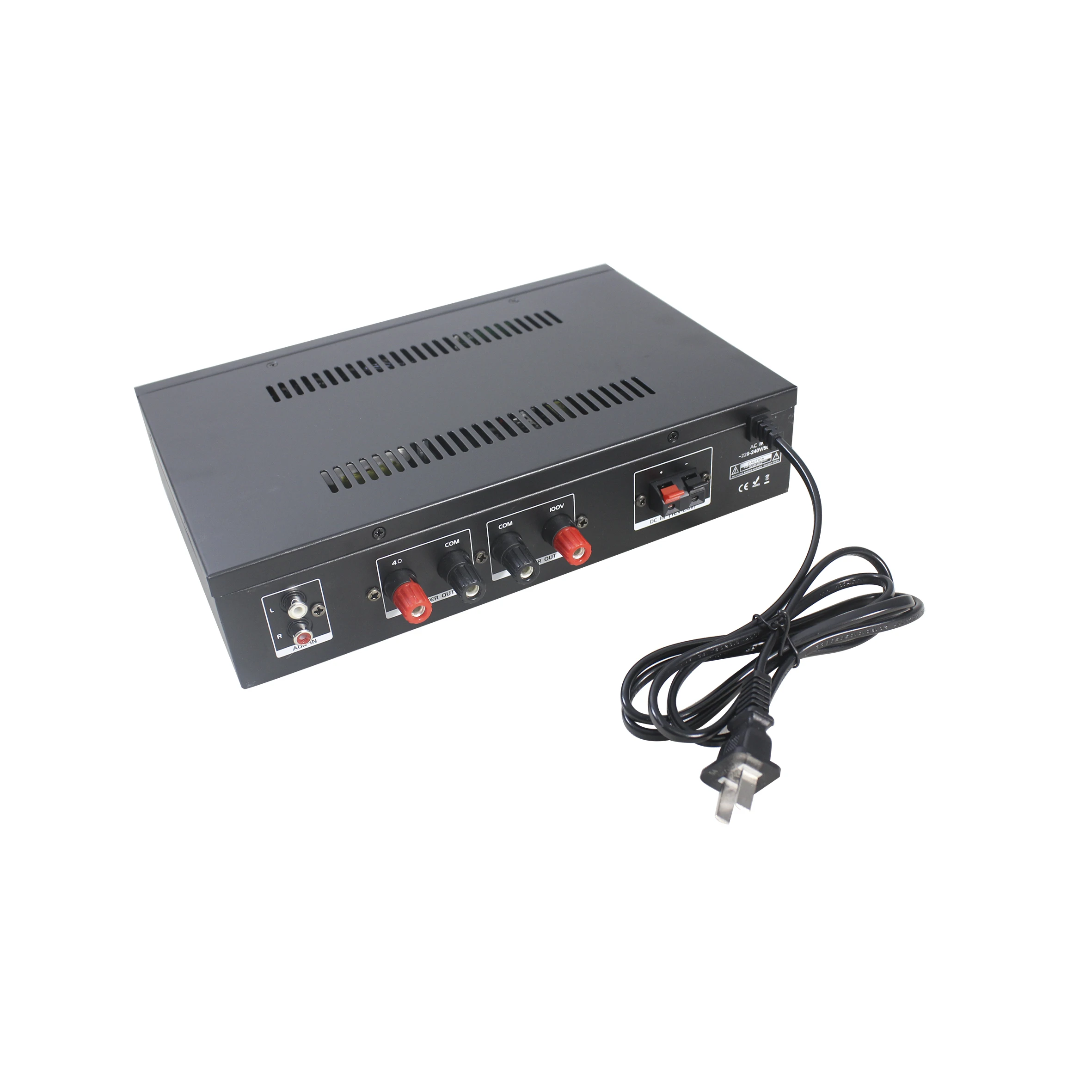 Bluetooth Amplifiers Mini High Power Class D 60W Audio Mixer Power Amplifier With USB Port Tuner for 100V or Ohm Speaker