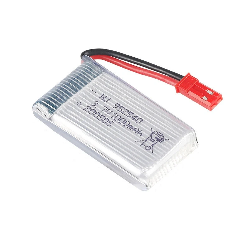 JST Plug 3.7V 1000mAh Lipo Battery + Charger for X400 X500 X800 HD1315 HJ818 HJ819 X25 RC Quadcopter Drone Spare Part vs 800mah