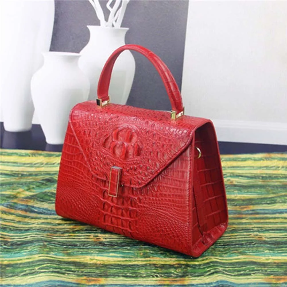 ousidun crocodile  Single shoulder bag  Female bag  fashion  new  leisure  Inclined shoulder bag  women handbag women crocodile