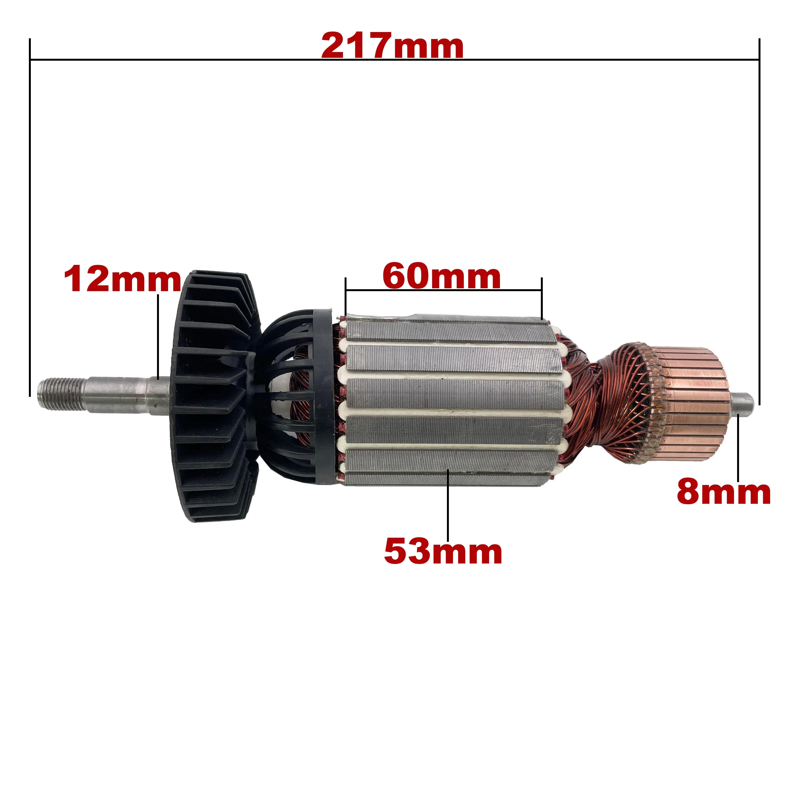 AC220V-240V المحرك الدوار مرساة لاستبدال ميتابو زاوية طاحونة W25 W25-180 W25-230 KS216M