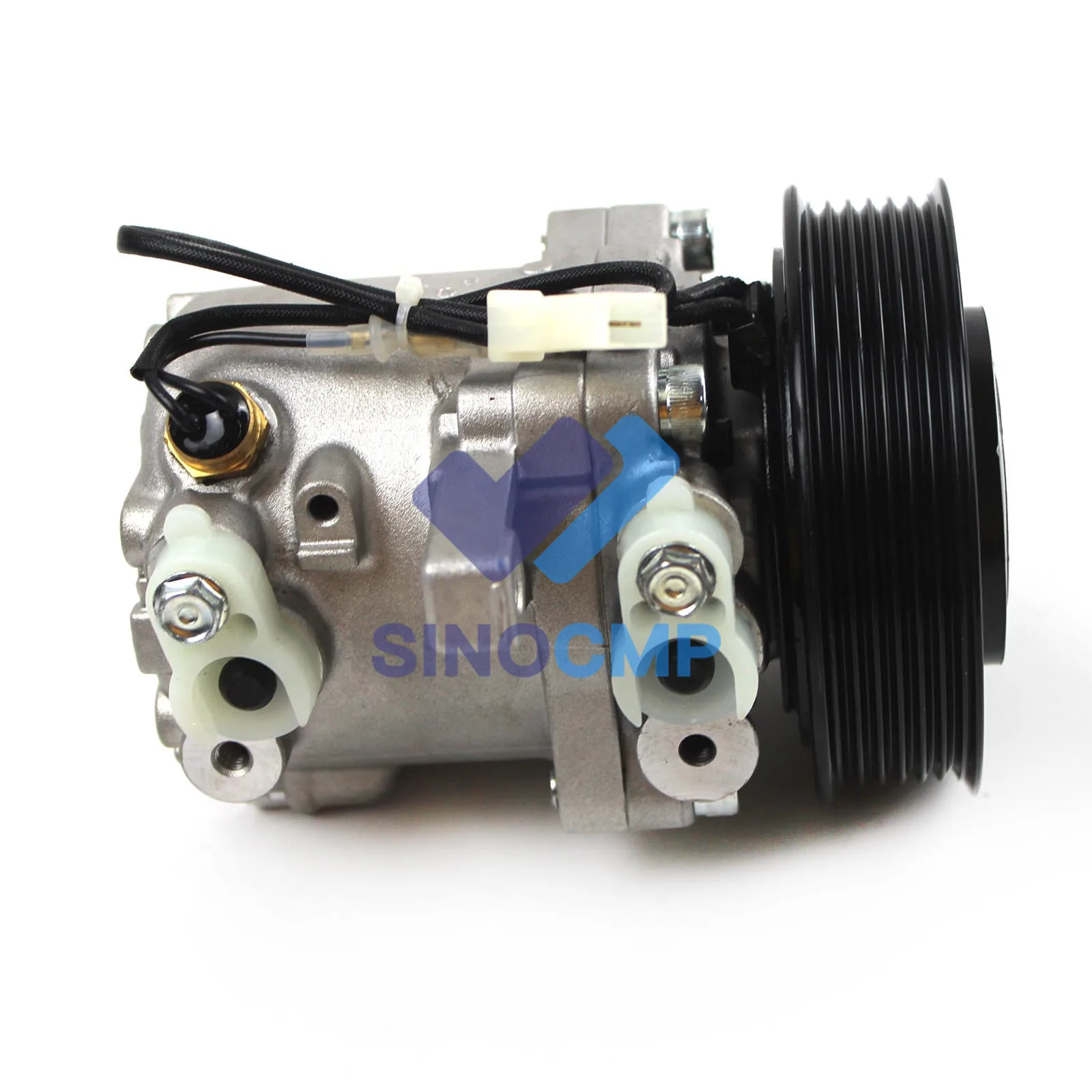 Imagem -02 - Condicionado Compressor 4472803050 447280-3080 para Kubota M135gx Gxdtc M136 Sv07e Peças Sobresselentes 3p99900620 Svo7e 6pk a c ar