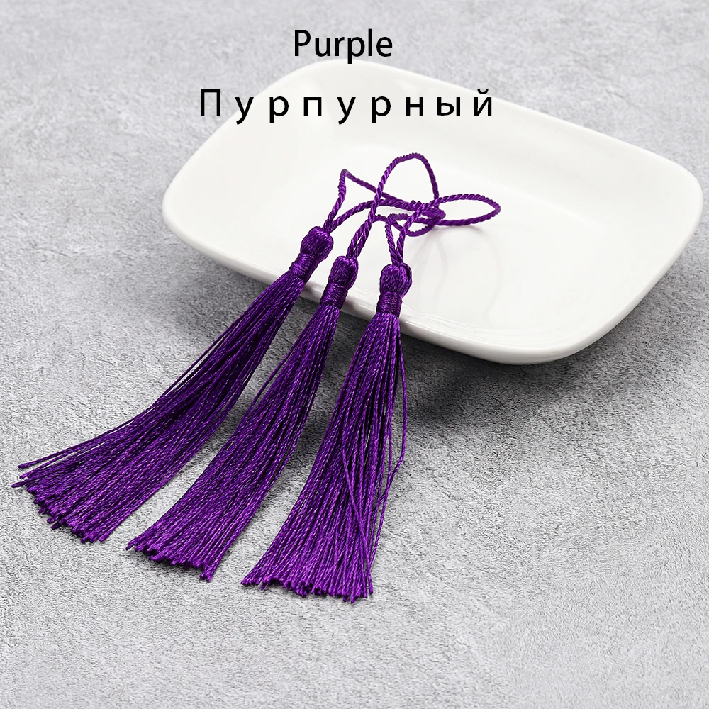 10-30Pcs 70mm Hängen Seil Seide Quaste Fringe Für DIY Schlüssel Kette Ohrring Haken Anhänger Schmuck Finden liefert Zubehör – Detail 16