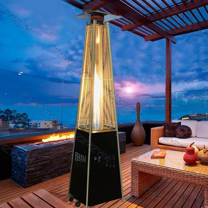 Outdoor Gas Pyramid Patio Heater Commercial Patio Gas Heater Garden Freestanding Outdoor Heater Patio Landscape Heating Stove