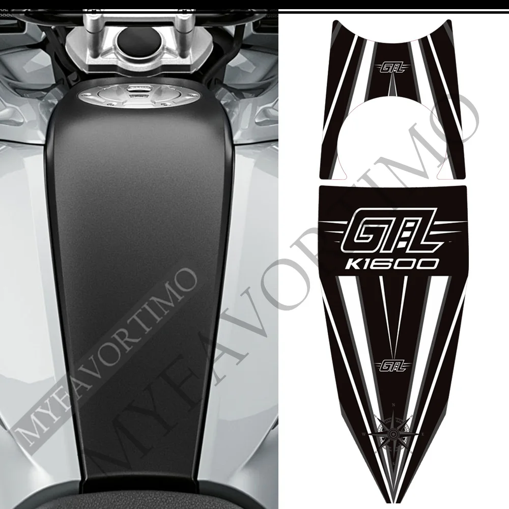 Motorcycle Tank Pad Stickers Windshield Windscreen Protector Fairing Fender Trunk Luggage For BMW K1600GTL K1600 K 1600 GTL