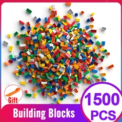 Small Size City Building Blocks DIY Bricks Bulk Model Kids Assemble Toys Compatible All Brand Classic Educational Toys 1500PCS