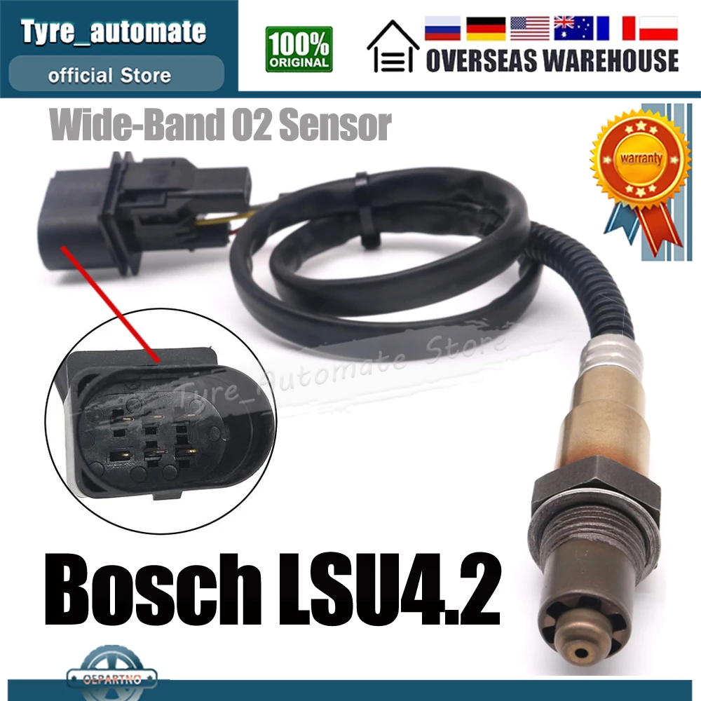 

O2 Air / Fuel Oxygen Sensor LSU4.2 Wideband Replacement Oxygen O2 sensor for PLX Innovate LM-1 LC-1