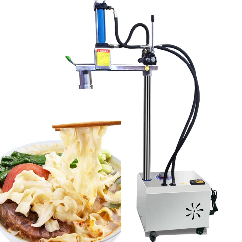 

Ramen Machine Commercial Fully Automatic Hydraulic Pasta Machine Vertical Electric Noodle Machine Pulled Noodle Maker 220V