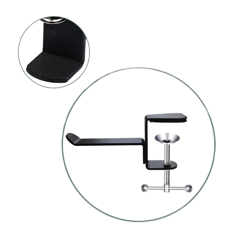 Classic Metal Headphone Headset Stand Earphone Holder Hanger Headset Display for All Headphone Size Adjustable