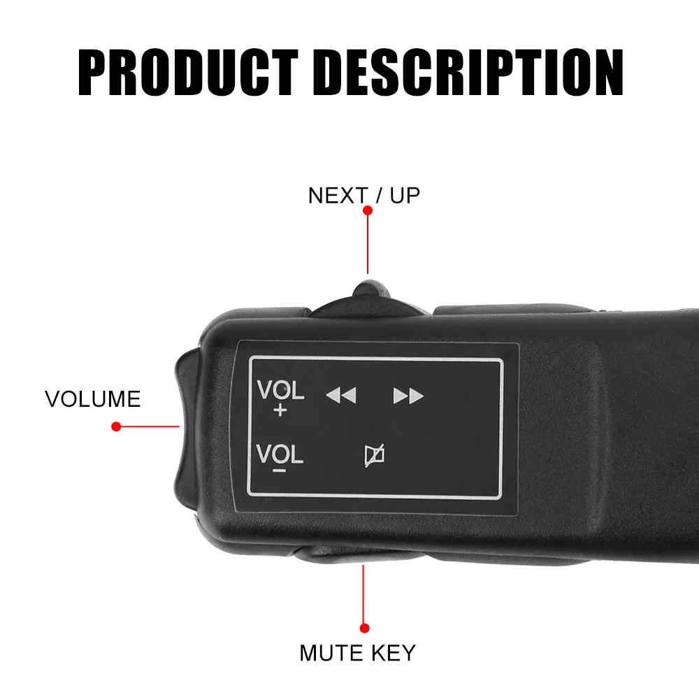 Multi-functional Car Steering Wheel Controller Volume Remote Control Steering Wheel Remote Control Buttons