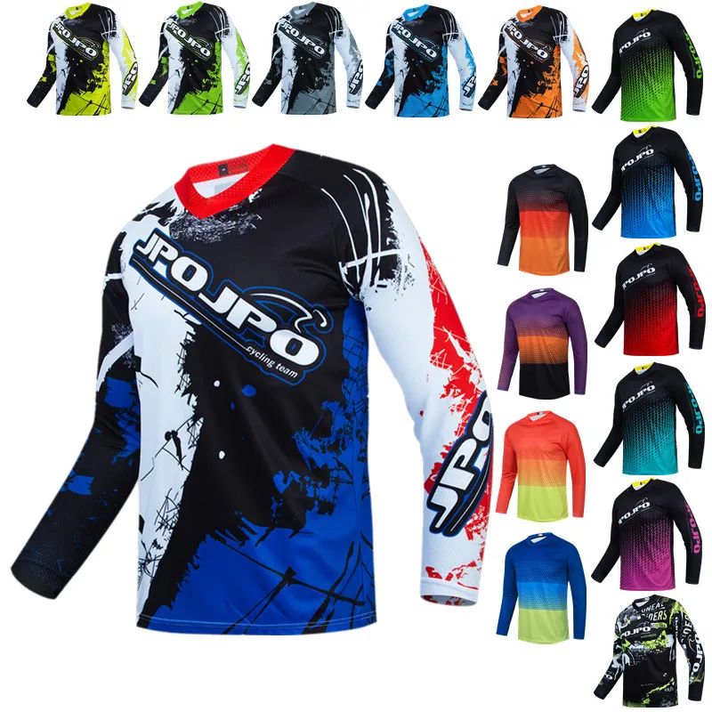 

Men's Downhill mtb Jerseys Mountain Bike MTB Shirts Offroad DH Motorcycle Jersey Motocross Sportwear Enduro BMX Cycling Clothing