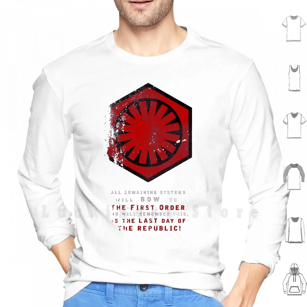 The Power Of The First Order Hoodie Episode 7 Seven The First Order The Force Awakens Snoke The