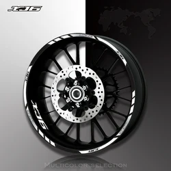 Autocollant de roue de moto pour Yamaha XJ6, bande, décalcomanies de coulée, jante, ajustement, haute qualité, nouveau, 12 pièces