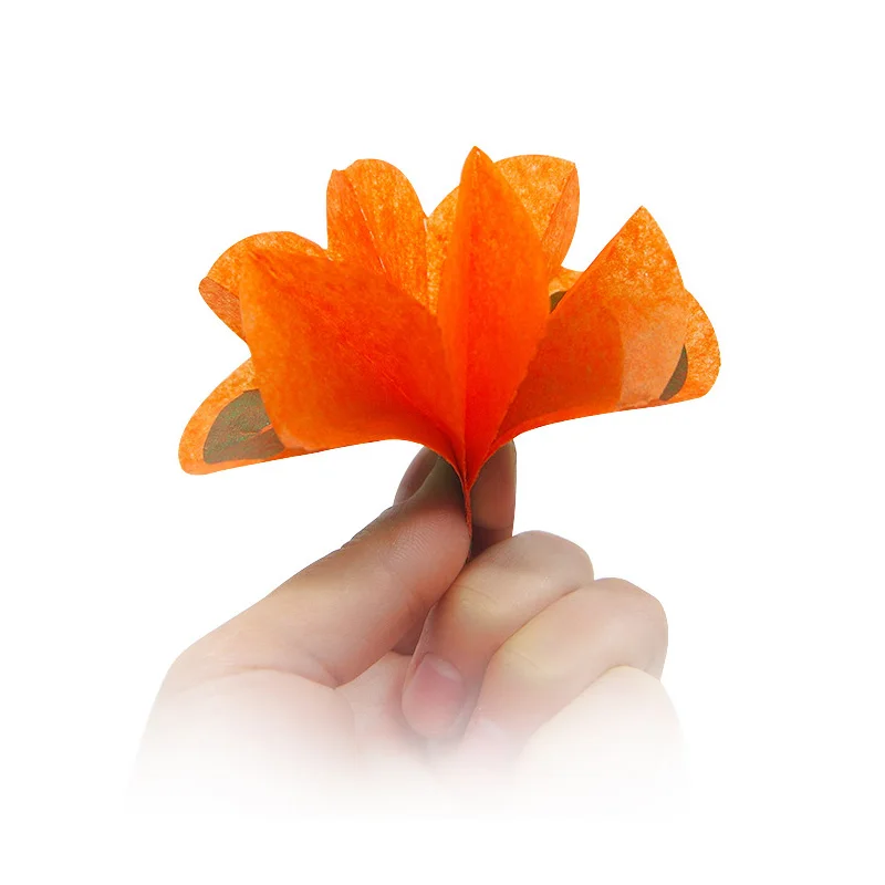 9 Spring Paper Flowers From Fingertips Magic Tricks Empty Hand Appearing Flower Magia Stage Illusion Accessories Props Comedy