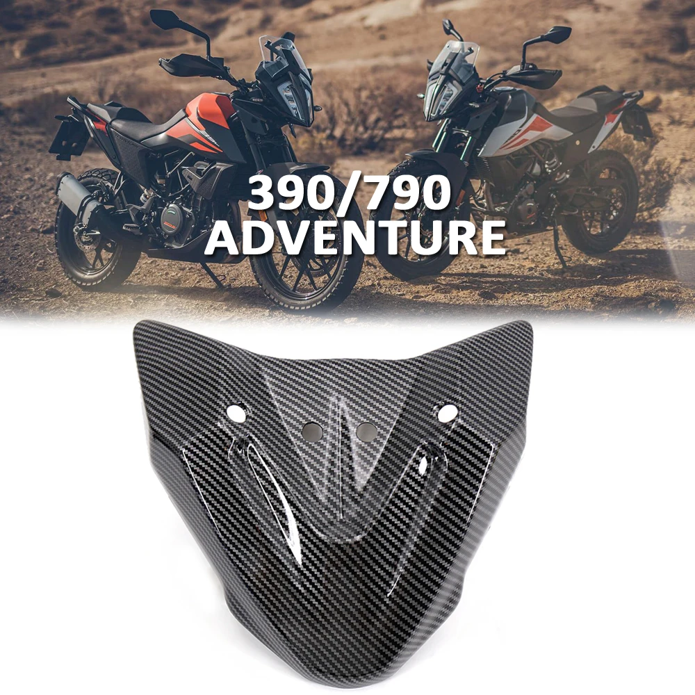 

Carbon Fiber For 390 790 Adventure ADV 2019 2020 2021 890 ADV Motorcycle Front Beak Frame Nose Fairing Cowl Fender