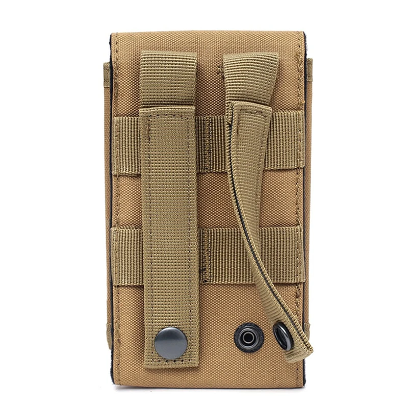 Tactical Molle Mobile Phone Pouch Outdoor Mole Bags Pocket Waist EDC Tool Accessories Bag Vest Package Cell Phone Holder Sack