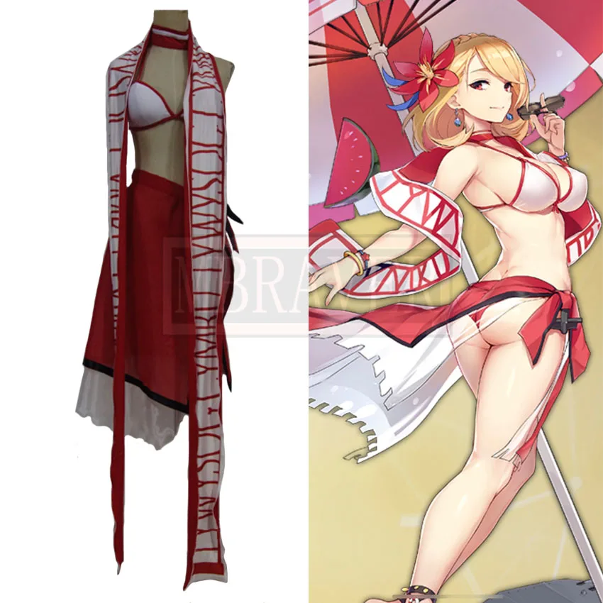 

Azur Lane HMS Prince of Wales Sexy Swimsuit Beach Suit Bikini Cosplay Costume Halloween Christmas Custom Made