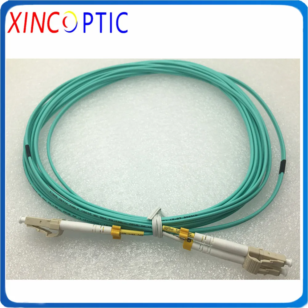 

LC/UPC-LC/FC/SC/STUPC Multi Mode MM(OM4),DX,Dia:2.0mm,50M,LSZH Aqua Jacket,Fiber Optical Patch Cord Jumper Connector