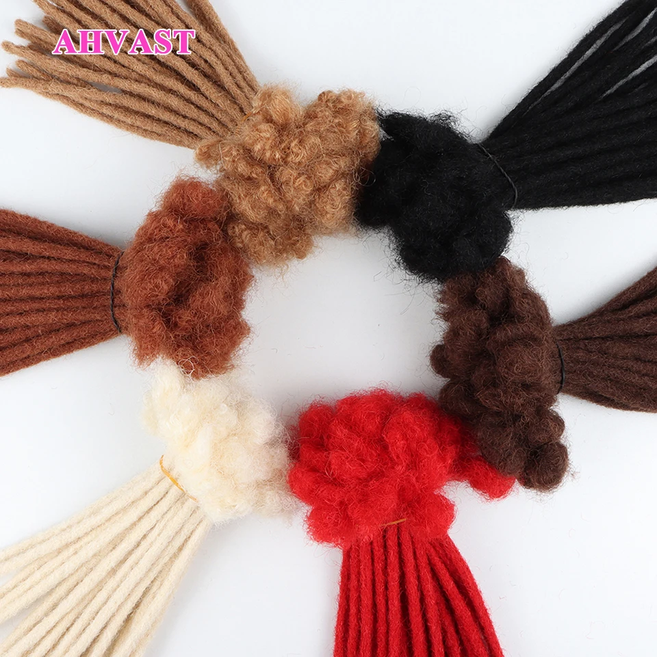 VAST Wholesale Dreads Extensions 100% Full Handmade Human Hair Dreadlocks 20 Strands