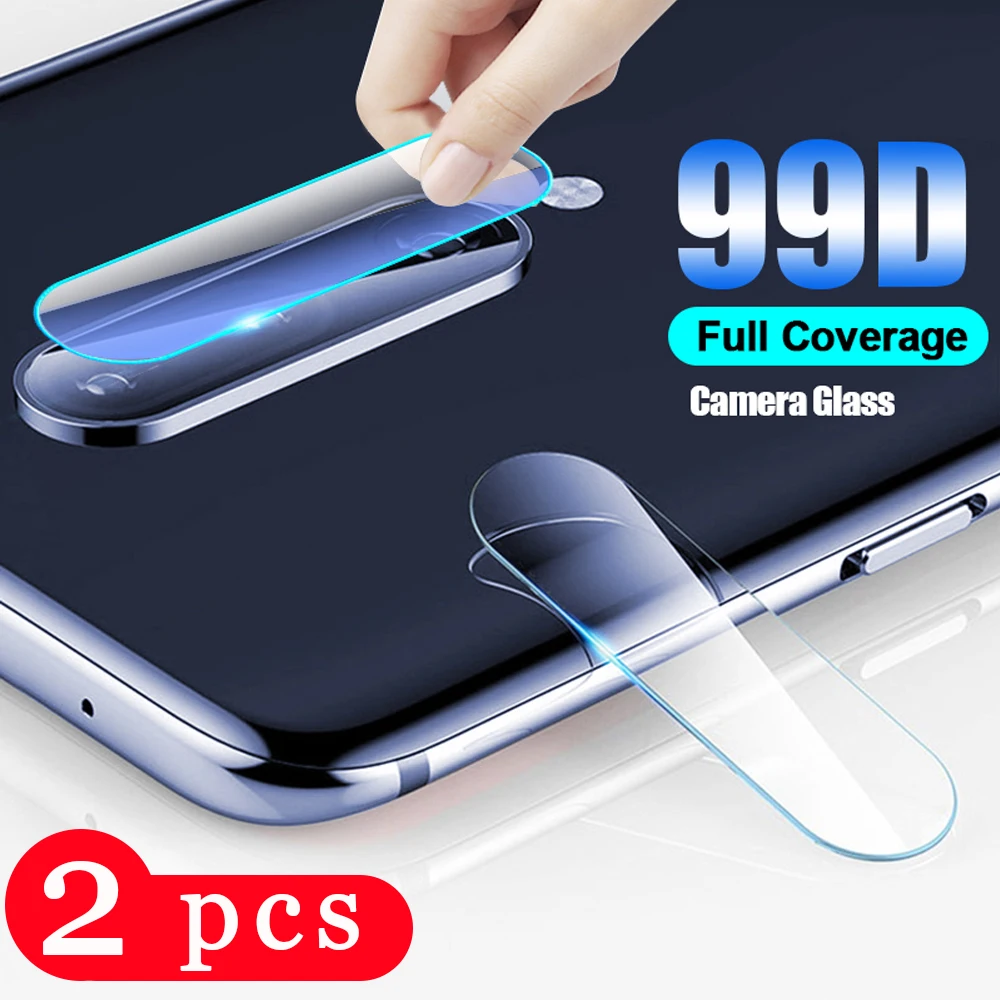 2Pcs cover Camera protector for xiaomi mi A3 lite mi A2 lite Camera Lens phone screen protector Tempered glass protective film