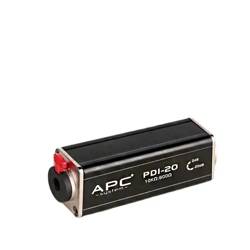 APC PDI-20 Passive Guitar Bass Musical Instrument DI Box Audio Isolator Recording Equipment Impedance Converter Hum  Eliminator