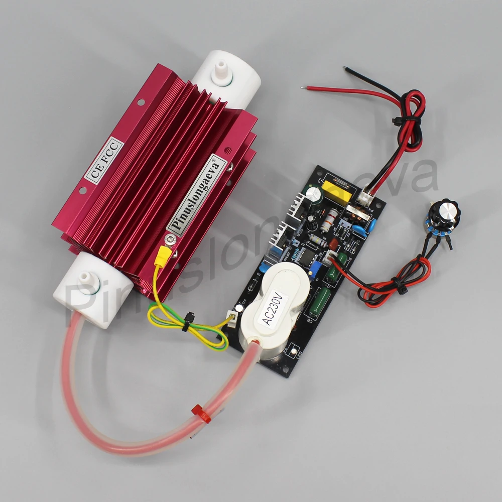 CE FCC ROHS Pinus longaeva 5G/H 5grams adjustable ozone generator Kit tube transformer psu for air water Generatore di ozono