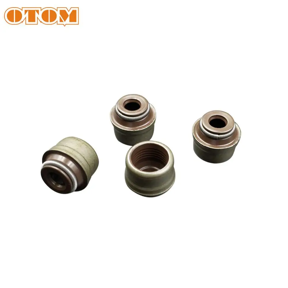 OTOM Motorcycle Valve Oil Seals 4 Pcs For ZONGSHEN ZS177MM NC250 250cc KAYO T6 K6 BSE J5 RX3 ZS250GY-3 4 Valves Parts