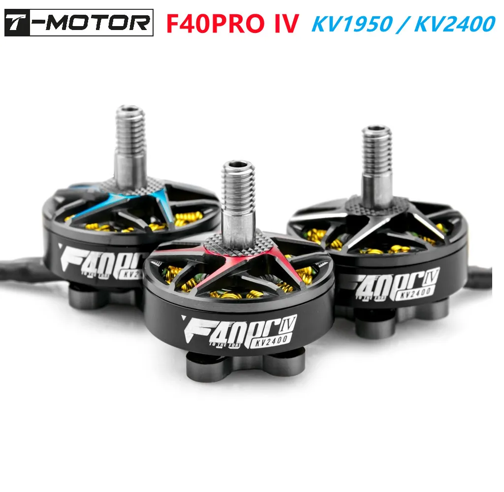 

2021 New arrival T-motor F40PRO IV F40 PRO IV Out-runner Brushless Motor KV1950 KV2400 for RC FPV Multirotor Racing Drone