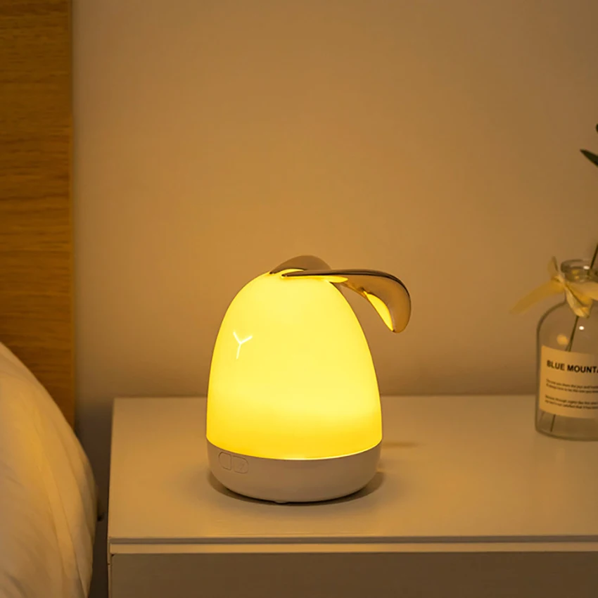 Difusor de aceite esencial con luz nocturna regulable, terapia de sueño para bebés, niños y adultos, humidificador de aromaterapia para dormitorio