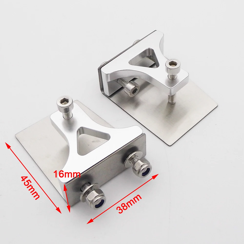 45*38mm Trim Flaps Trim Tabs Balance Tabs for 50-75cm RC Racing Boat Speedboat O/V Yacht MONO