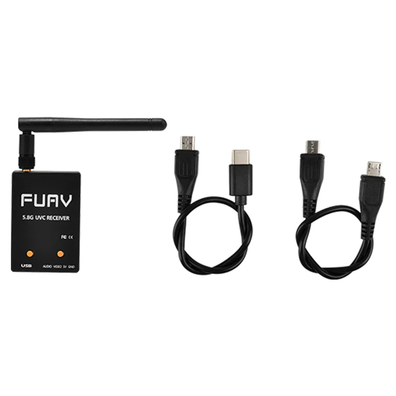 Mitoot FUAV 5.8G Completa dei Canali FPV Ricevitore UVC Video Downlink OTG Per VR Android Smartphone