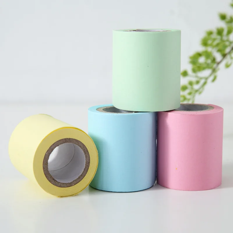 Paper Sticker Memo Pad Sticky Notes and Dispenser Stationery Material Bookmark School Supplies Scrapbook Crafts Low Tack Tape