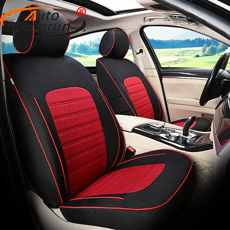 

AutoDecorun Dedicated Covers Seat Car for Volvo V40 2013-2019 Seat Covers Set for Cars Cushion Seats Supports Accessories 13PCS