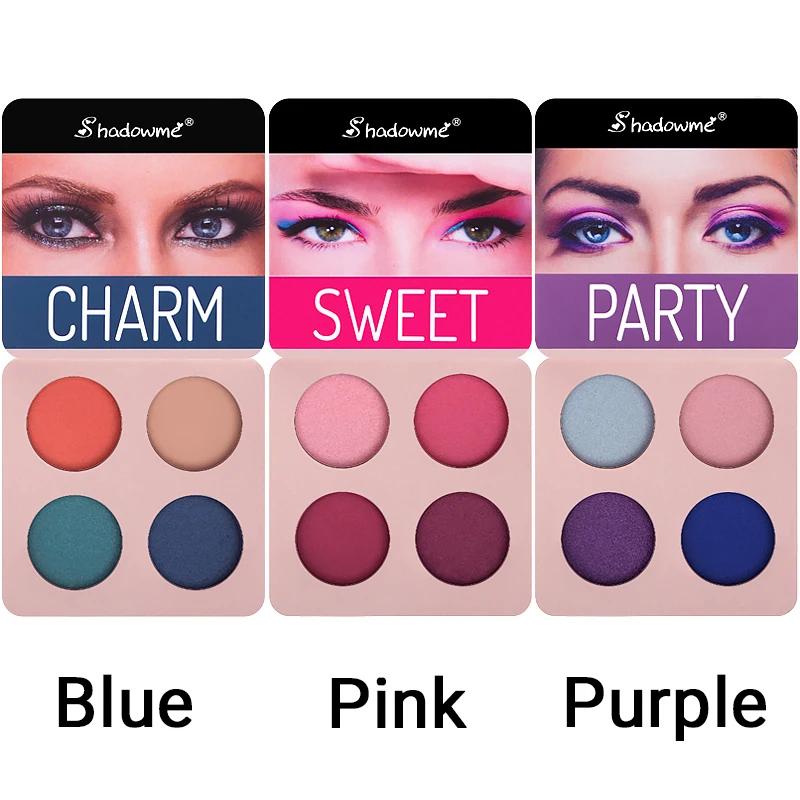 4/9 Farbe matte Lidschatten-Palette nackte Mineralien profession elle Lidschatten Puder Pigment kosmetische wasserdichte Make-up-Palette Dropshi