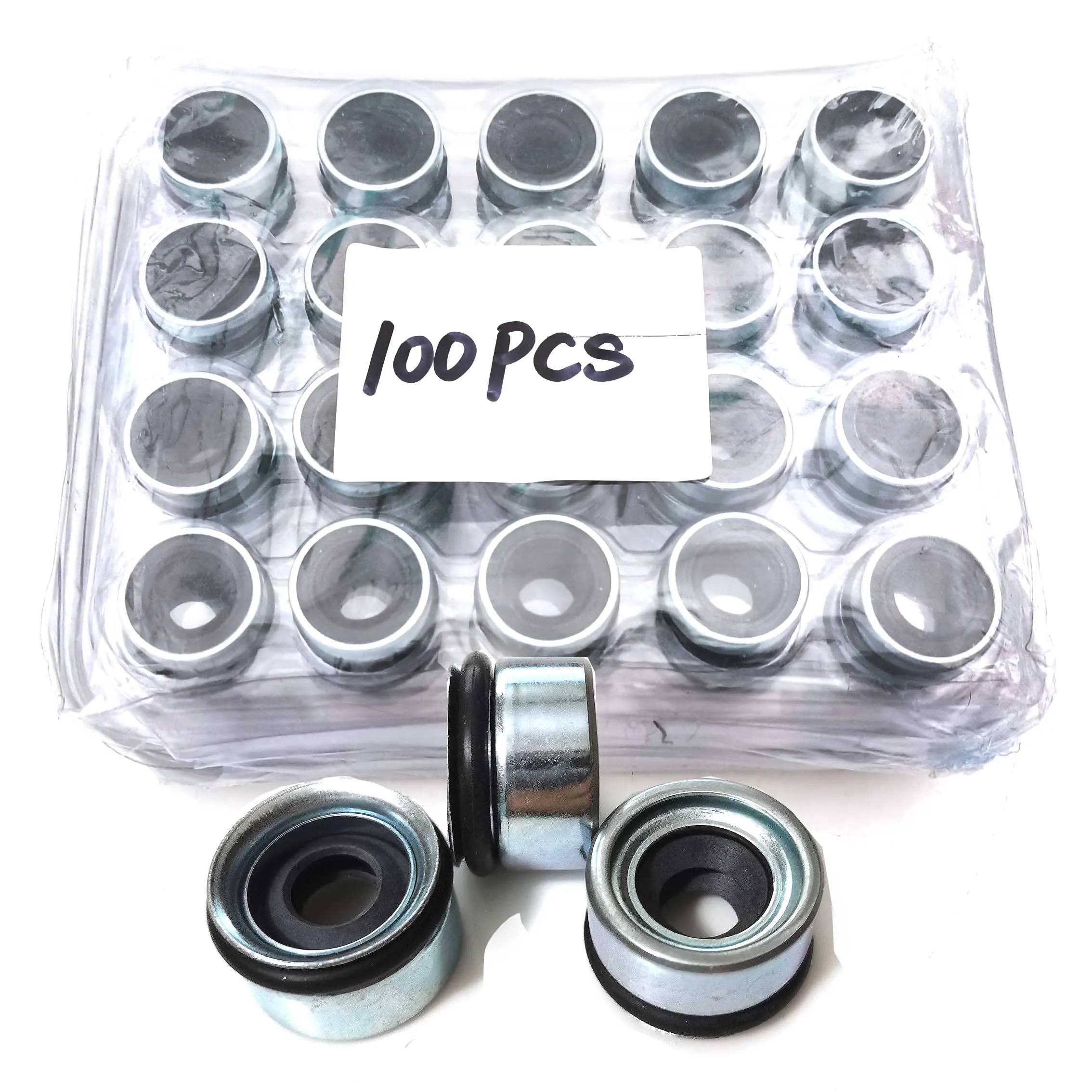 100pcs,Panasonic Compressor Oil Seal /LIP TYPE with RUBBER-MOUNTED shaft seal