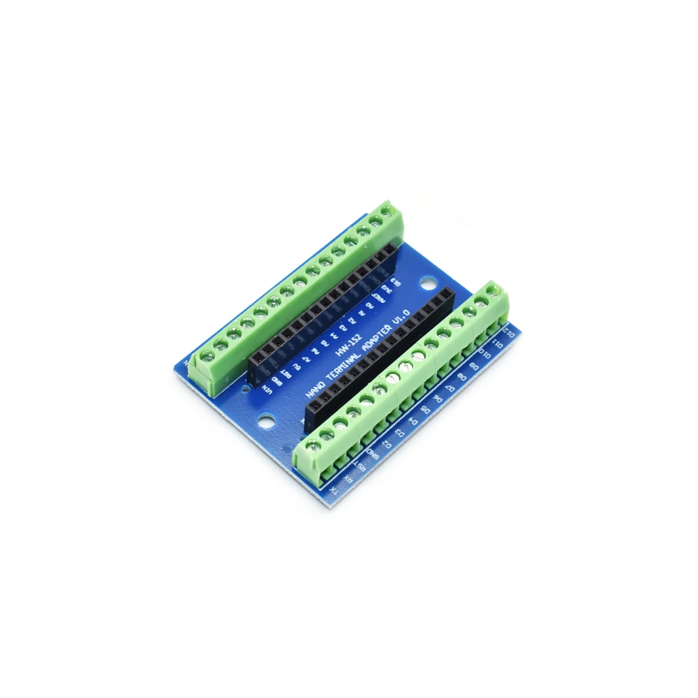 WAVGAT Standard Terminal Adapter Board For Arduino Nano 3.0 V3.0 AVR ATMEGA328P ATMEGA328P-AU Module Expansion Shiled Module