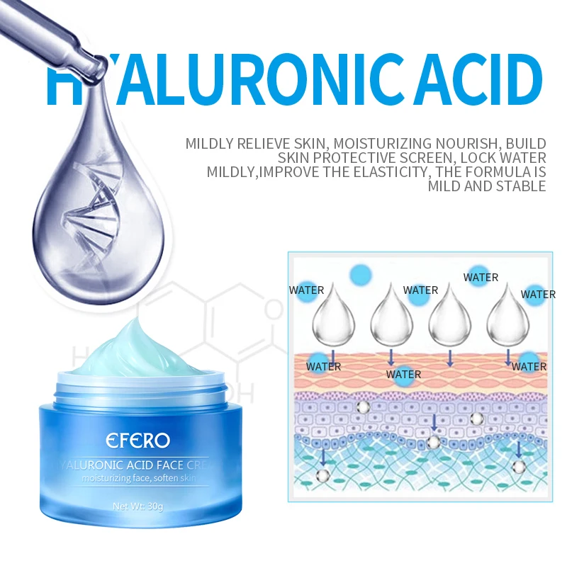 Hyaluronic Acid Face Cream Moisturizer Wrinkle Cream Skin Whitening Cream Anti Aging Anti Wrinkle Eye Cream Eye Care