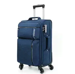 Men Travel Rolling Luggage 20 inch 24 inch Spinner suitcase Travel Wheeled Suitcase trolley bag Oxford Travel Luggage Suitcase