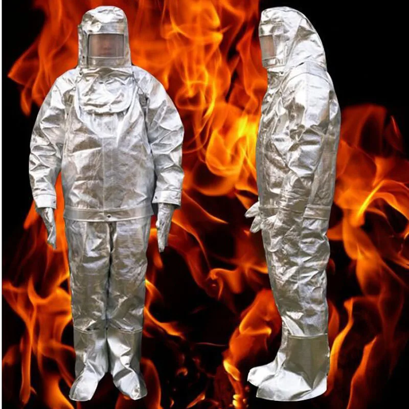 Fire Insulation Suit 1000 °C HighTemperature Anti-scalding Radiation Protective Cloth Protective Insulated Fire-proof Suit DFH04