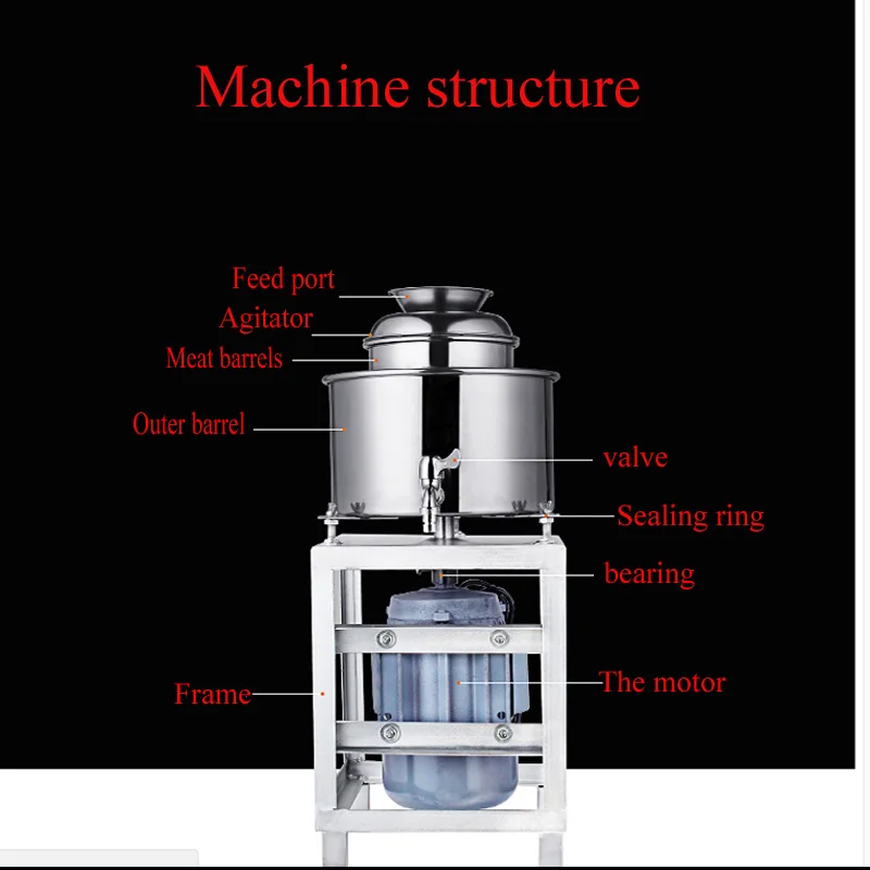 Meatball Beater Commercial Stuffing Machine Meat Grinder